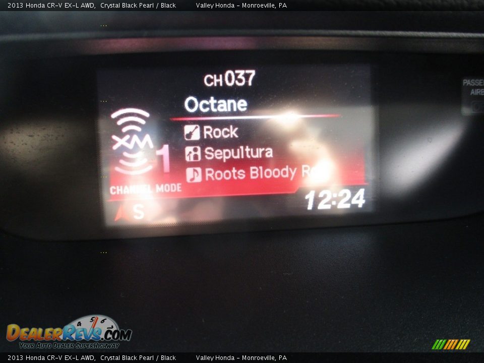 2013 Honda CR-V EX-L AWD Crystal Black Pearl / Black Photo #17