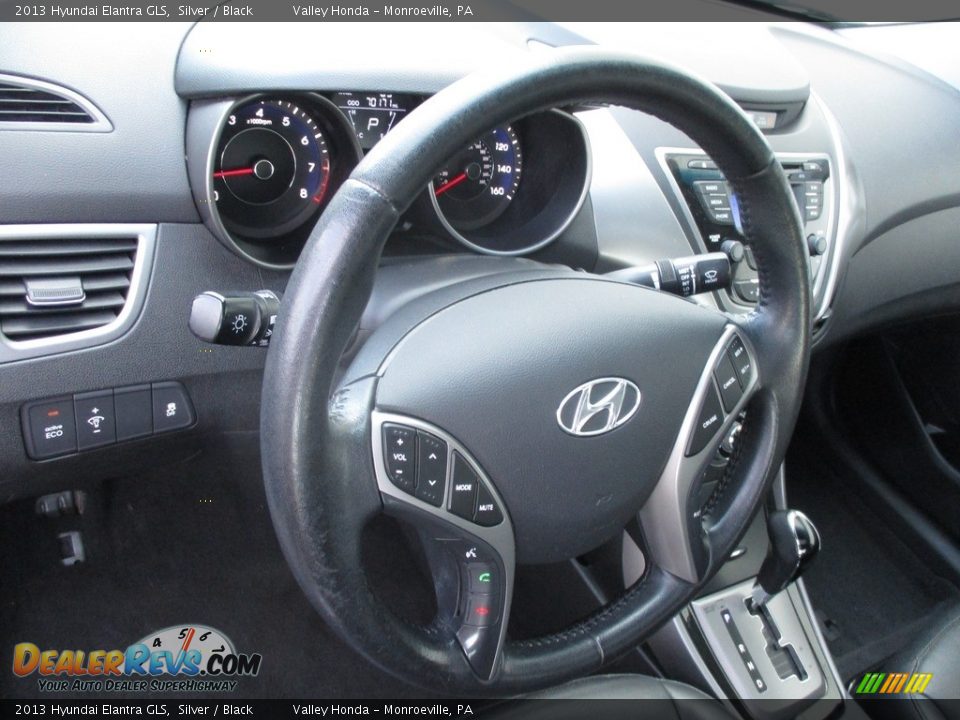 2013 Hyundai Elantra GLS Silver / Black Photo #14