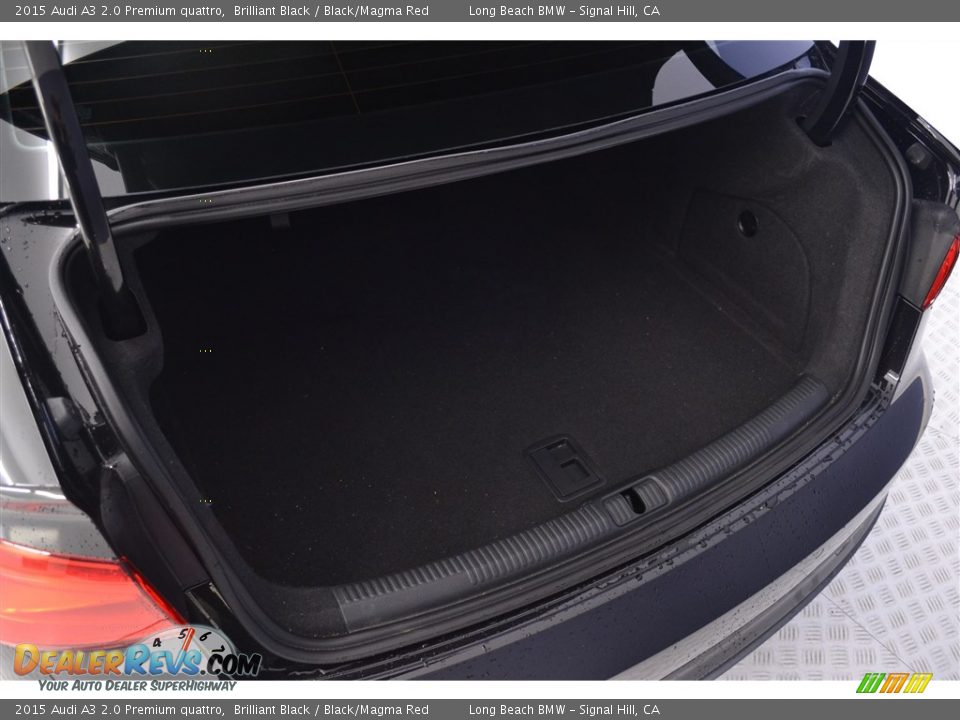 2015 Audi A3 2.0 Premium quattro Brilliant Black / Black/Magma Red Photo #14