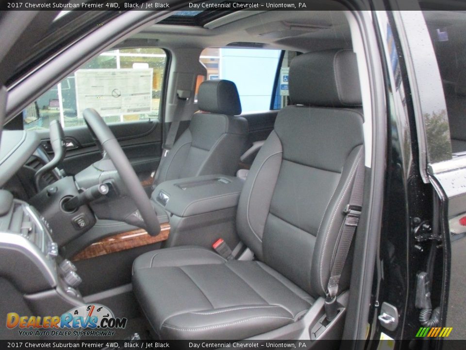 Jet Black Interior - 2017 Chevrolet Suburban Premier 4WD Photo #13