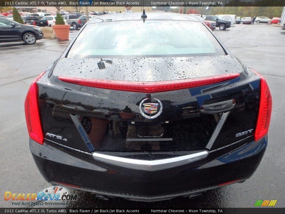 2013 Cadillac ATS 2.0L Turbo AWD Black Raven / Jet Black/Jet Black Accents Photo #6