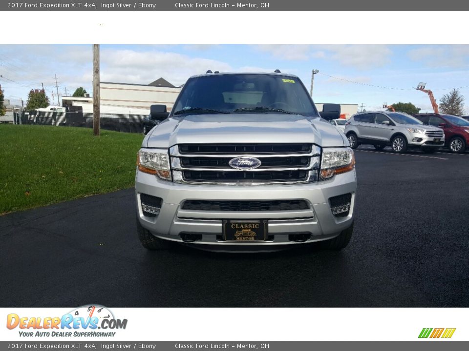 2017 Ford Expedition XLT 4x4 Ingot Silver / Ebony Photo #2