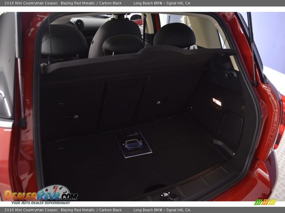 2016 Mini Countryman Cooper Blazing Red Metallic / Carbon Black Photo #10