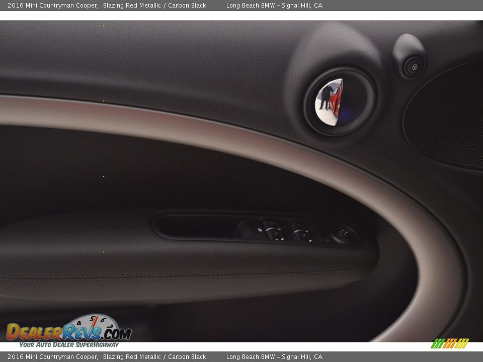 2016 Mini Countryman Cooper Blazing Red Metallic / Carbon Black Photo #11