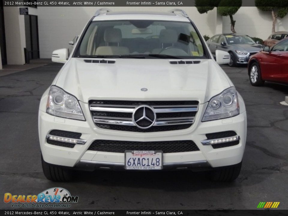 2012 Mercedes-Benz GL 450 4Matic Arctic White / Cashmere Photo #2