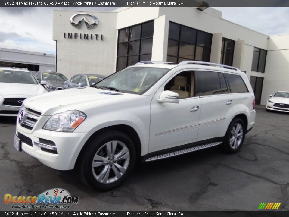 2012 Mercedes-Benz GL 450 4Matic Arctic White / Cashmere Photo #3