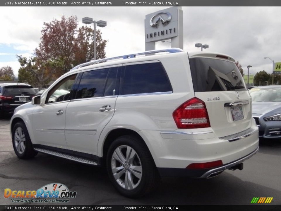 2012 Mercedes-Benz GL 450 4Matic Arctic White / Cashmere Photo #4