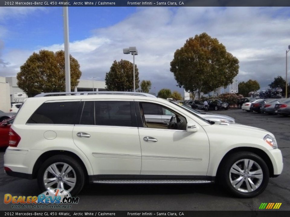 2012 Mercedes-Benz GL 450 4Matic Arctic White / Cashmere Photo #5