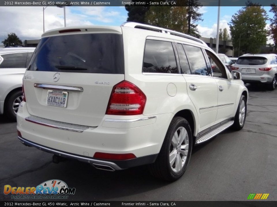 2012 Mercedes-Benz GL 450 4Matic Arctic White / Cashmere Photo #6