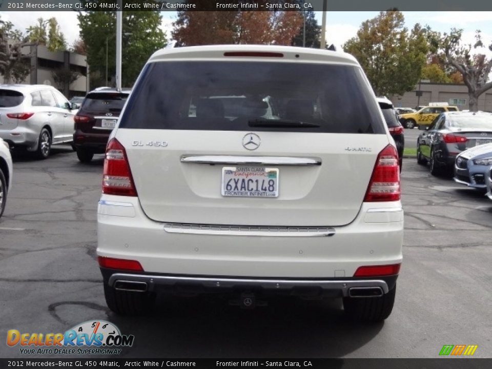 2012 Mercedes-Benz GL 450 4Matic Arctic White / Cashmere Photo #7