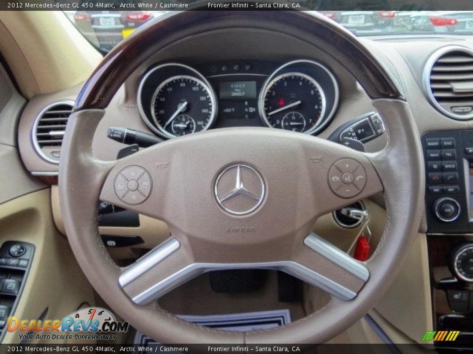2012 Mercedes-Benz GL 450 4Matic Arctic White / Cashmere Photo #8
