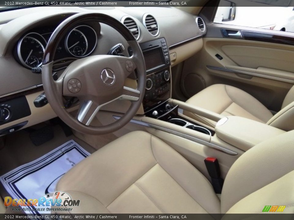 2012 Mercedes-Benz GL 450 4Matic Arctic White / Cashmere Photo #9