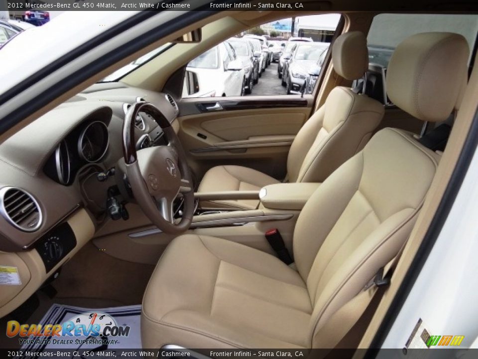2012 Mercedes-Benz GL 450 4Matic Arctic White / Cashmere Photo #10