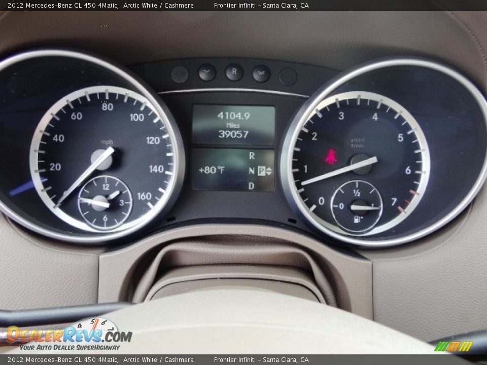 2012 Mercedes-Benz GL 450 4Matic Arctic White / Cashmere Photo #15