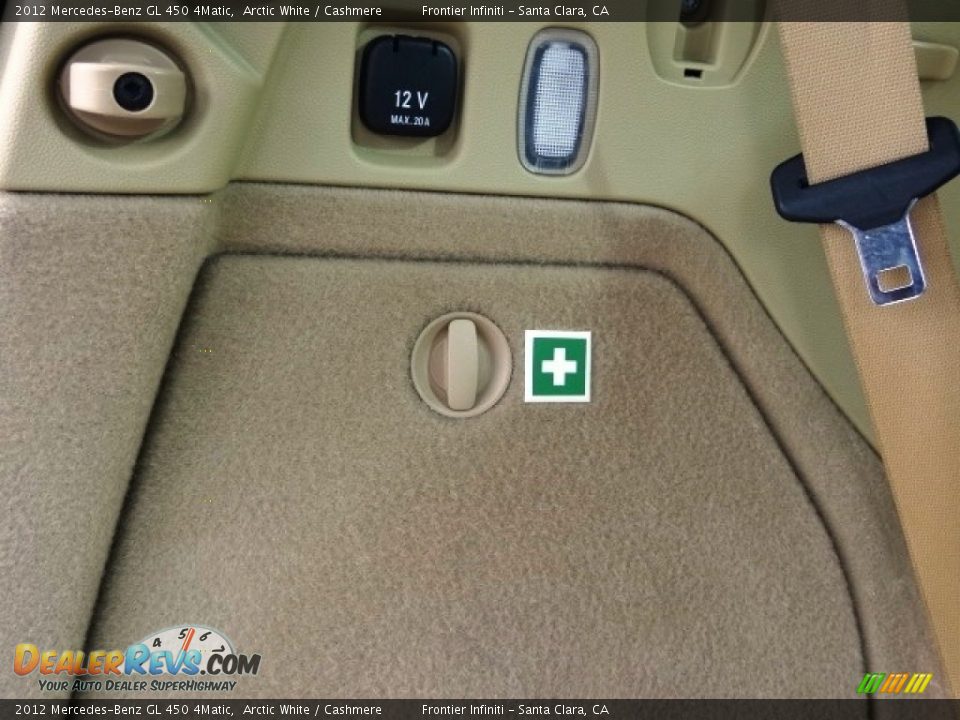 2012 Mercedes-Benz GL 450 4Matic Arctic White / Cashmere Photo #27
