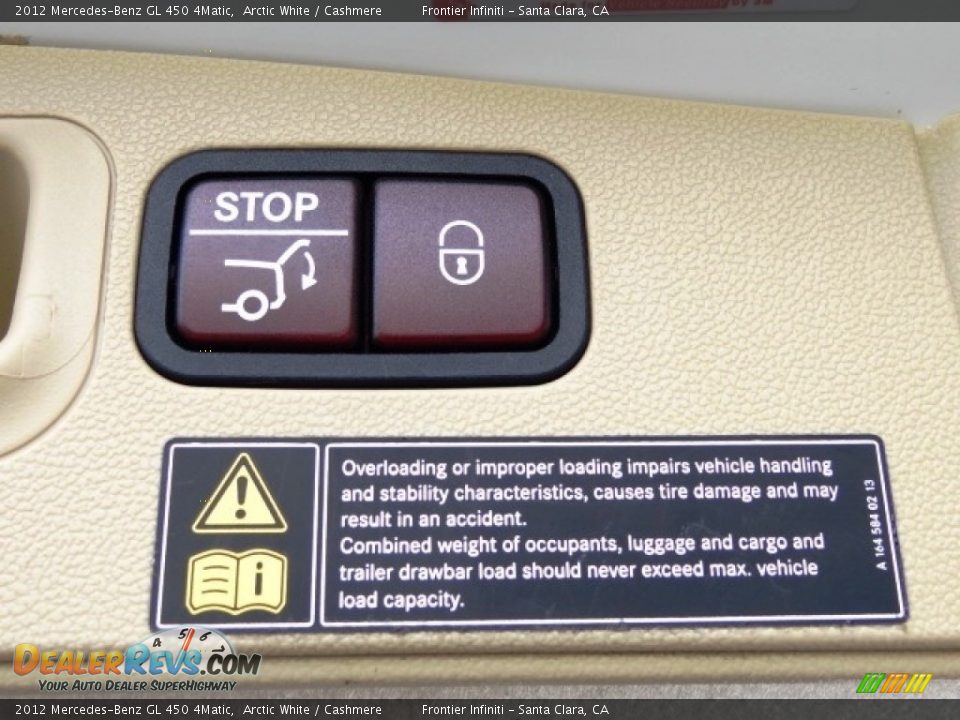 2012 Mercedes-Benz GL 450 4Matic Arctic White / Cashmere Photo #28