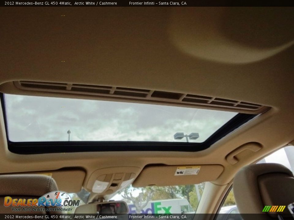 2012 Mercedes-Benz GL 450 4Matic Arctic White / Cashmere Photo #30