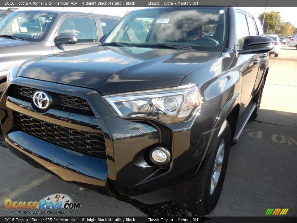 2016 Toyota 4Runner SR5 Premium 4x4 Midnight Black Metallic / Black Photo #1