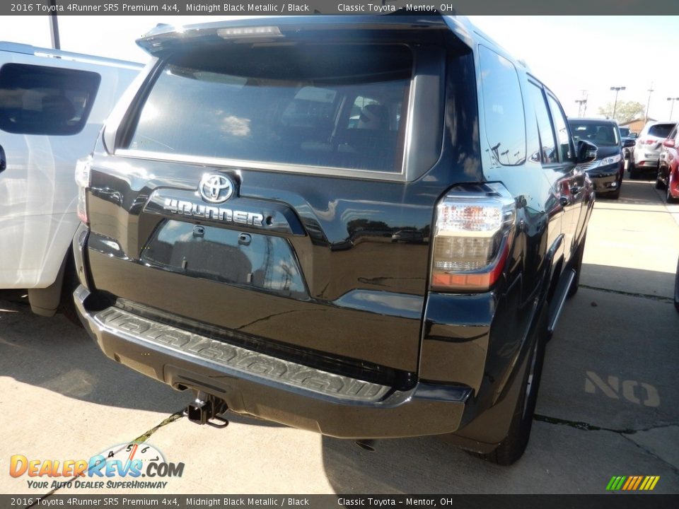 2016 Toyota 4Runner SR5 Premium 4x4 Midnight Black Metallic / Black Photo #2