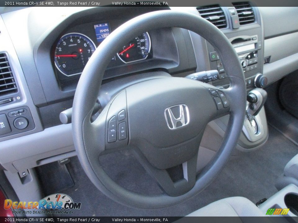 2011 Honda CR-V SE 4WD Tango Red Pearl / Gray Photo #13