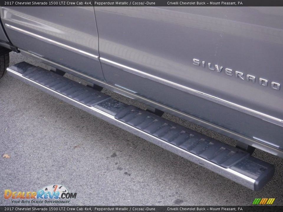 2017 Chevrolet Silverado 1500 LTZ Crew Cab 4x4 Pepperdust Metallic / Cocoa/­Dune Photo #6