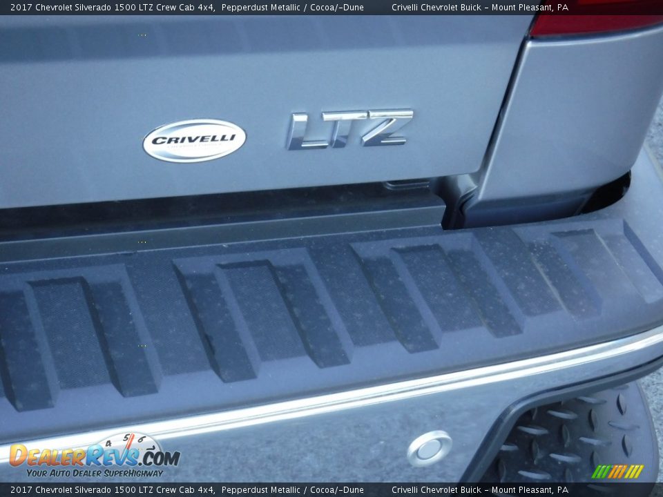 2017 Chevrolet Silverado 1500 LTZ Crew Cab 4x4 Pepperdust Metallic / Cocoa/­Dune Photo #8