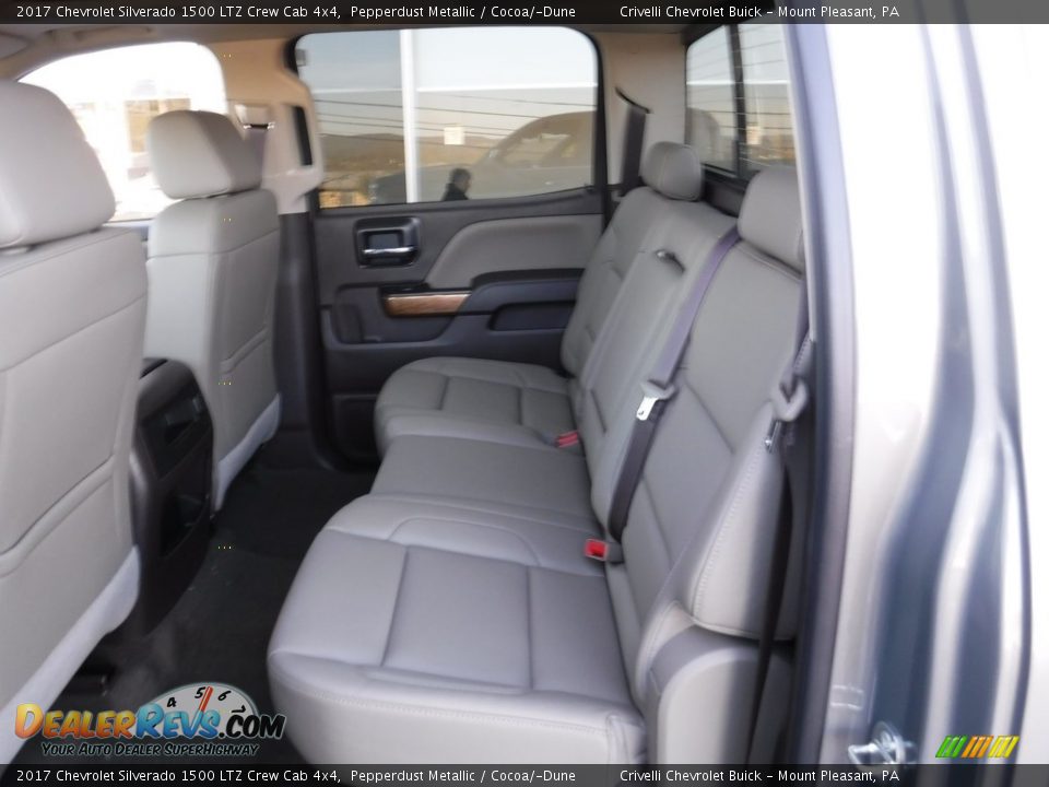2017 Chevrolet Silverado 1500 LTZ Crew Cab 4x4 Pepperdust Metallic / Cocoa/­Dune Photo #27