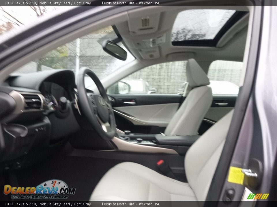 2014 Lexus IS 250 Nebula Gray Pearl / Light Gray Photo #7