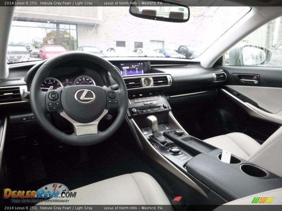 2014 Lexus IS 250 Nebula Gray Pearl / Light Gray Photo #9