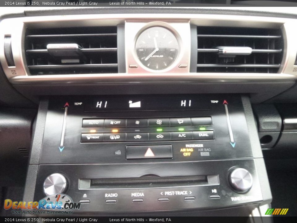 2014 Lexus IS 250 Nebula Gray Pearl / Light Gray Photo #19