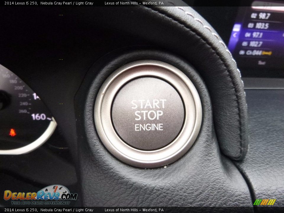 2014 Lexus IS 250 Nebula Gray Pearl / Light Gray Photo #22