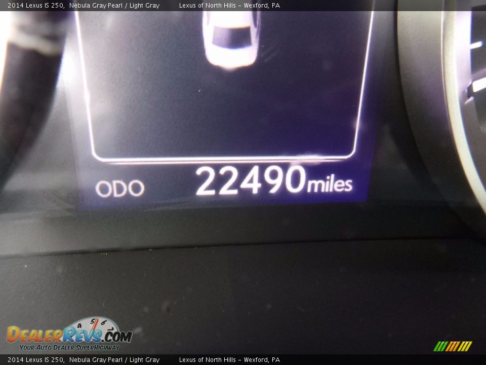 2014 Lexus IS 250 Nebula Gray Pearl / Light Gray Photo #25