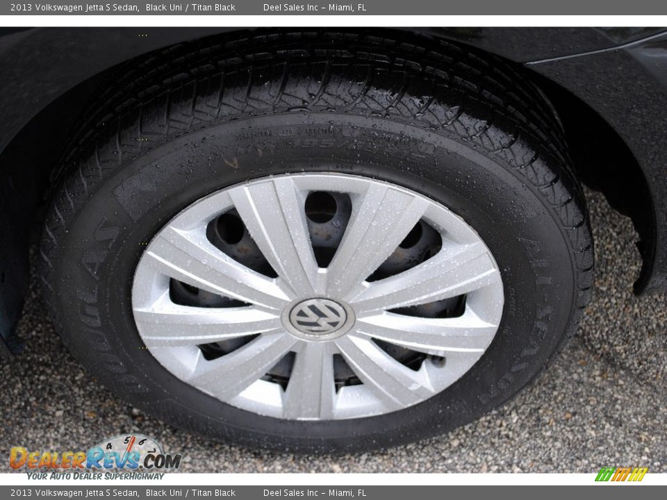 2013 Volkswagen Jetta S Sedan Black Uni / Titan Black Photo #11