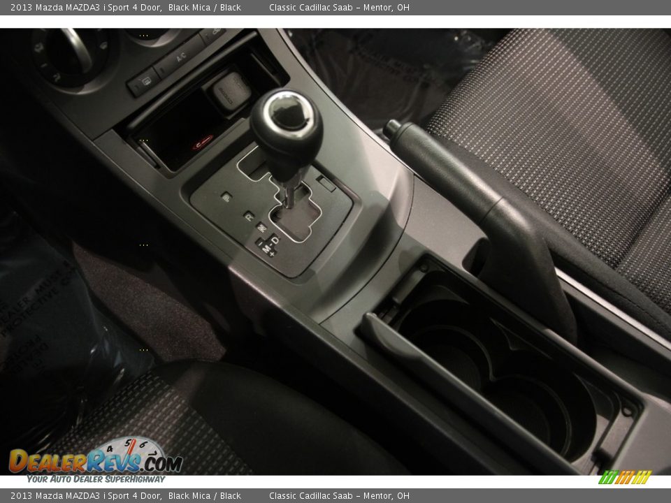 2013 Mazda MAZDA3 i Sport 4 Door Black Mica / Black Photo #11