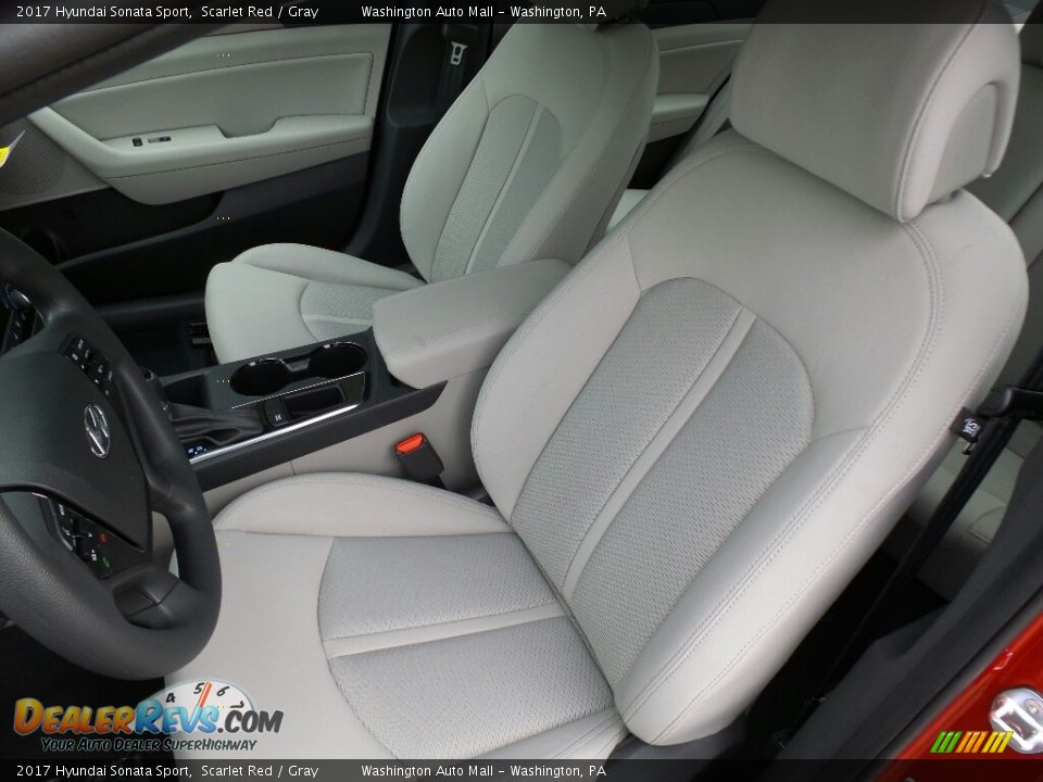 Front Seat of 2017 Hyundai Sonata Sport Photo #10