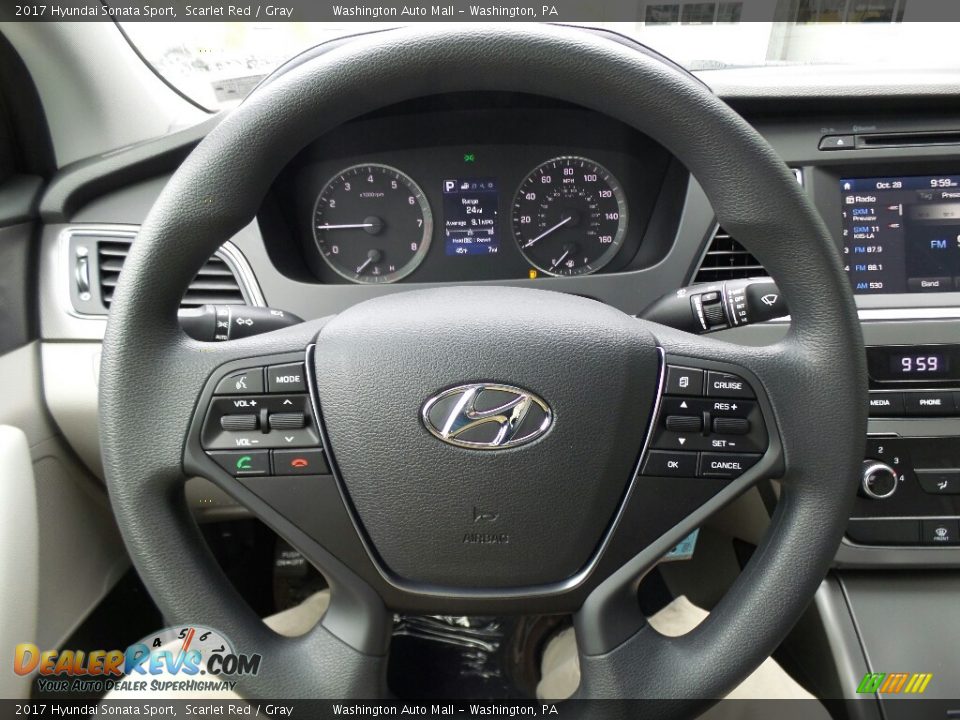 2017 Hyundai Sonata Sport Steering Wheel Photo #18