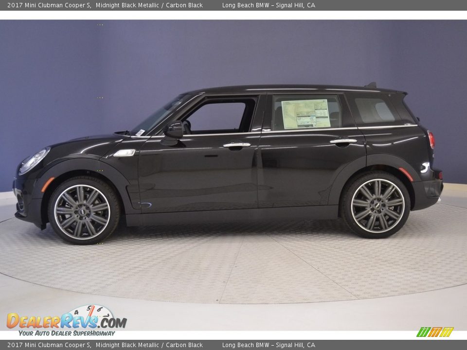 2017 Mini Clubman Cooper S Midnight Black Metallic / Carbon Black Photo #3