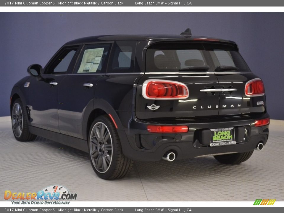 2017 Mini Clubman Cooper S Midnight Black Metallic / Carbon Black Photo #4