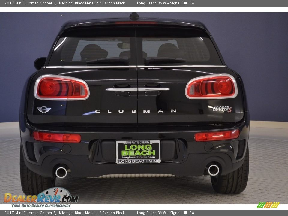 2017 Mini Clubman Cooper S Midnight Black Metallic / Carbon Black Photo #5