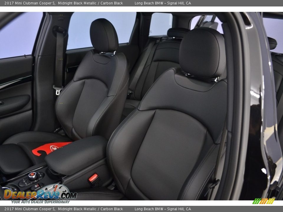 2017 Mini Clubman Cooper S Midnight Black Metallic / Carbon Black Photo #8
