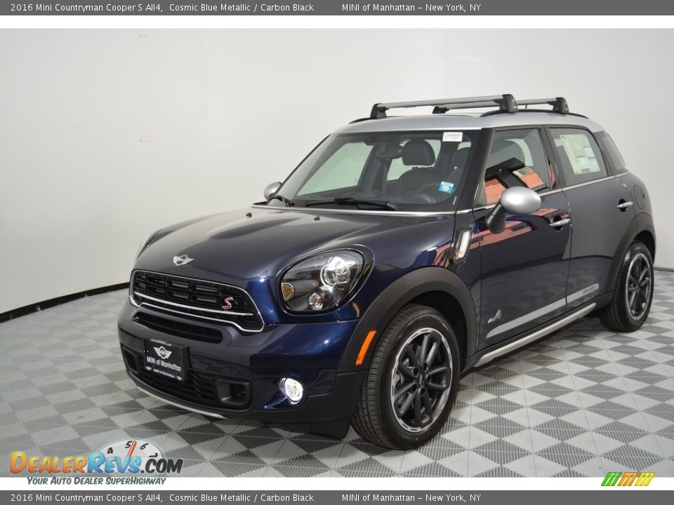 2016 Mini Countryman Cooper S All4 Cosmic Blue Metallic / Carbon Black Photo #1