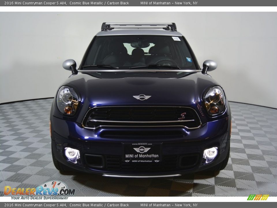 2016 Mini Countryman Cooper S All4 Cosmic Blue Metallic / Carbon Black Photo #2
