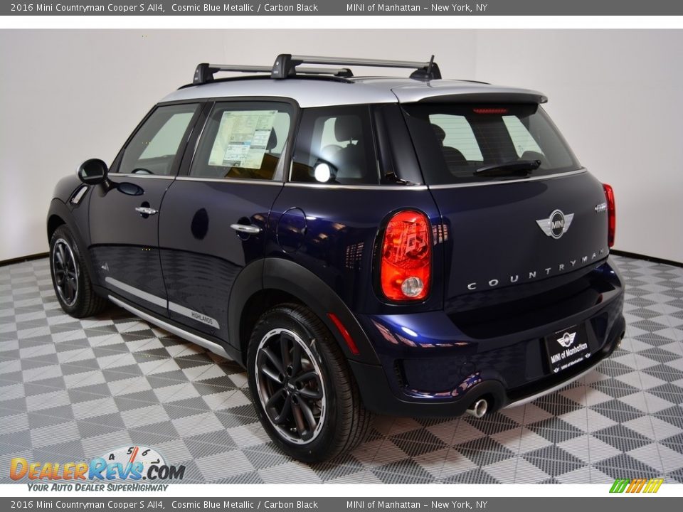 2016 Mini Countryman Cooper S All4 Cosmic Blue Metallic / Carbon Black Photo #4