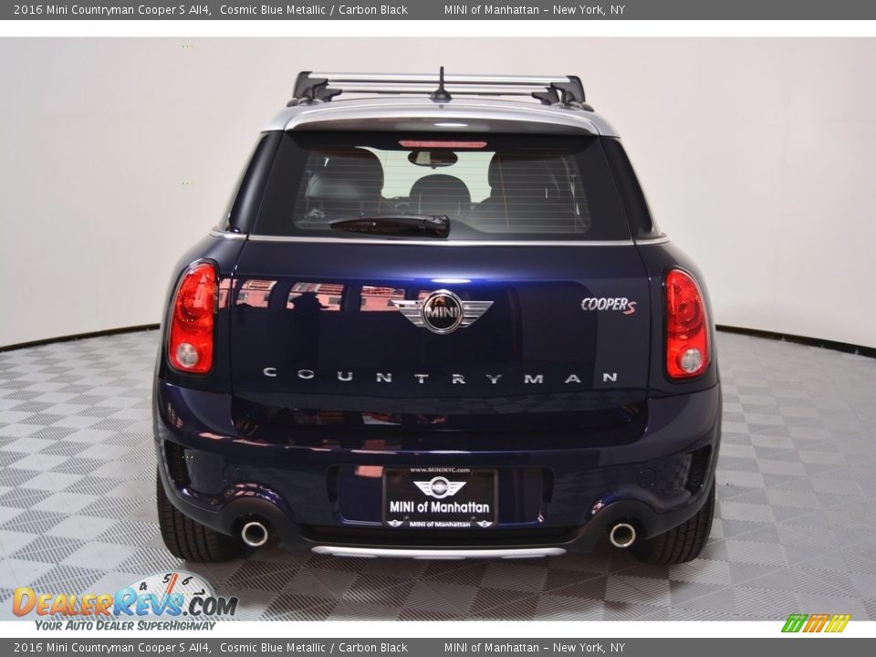 2016 Mini Countryman Cooper S All4 Cosmic Blue Metallic / Carbon Black Photo #5