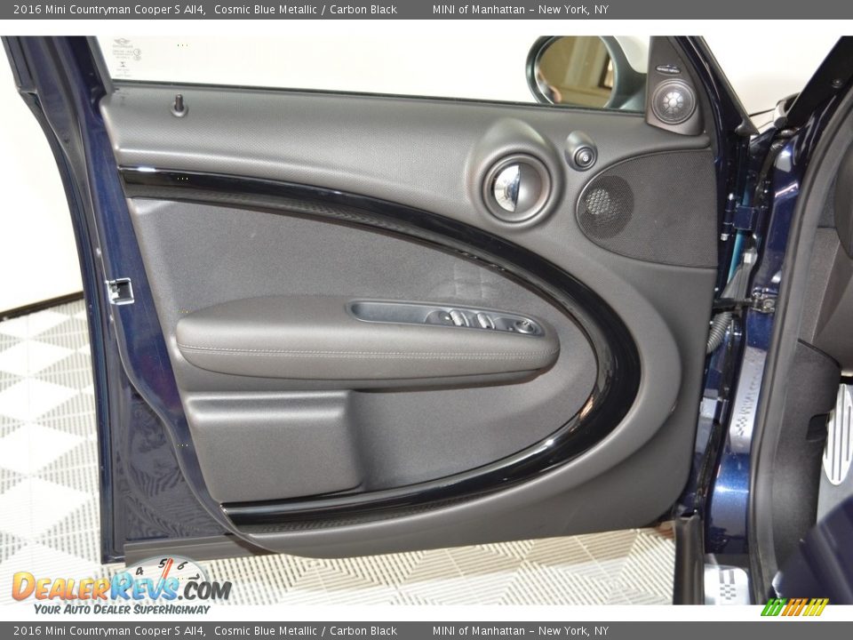 2016 Mini Countryman Cooper S All4 Cosmic Blue Metallic / Carbon Black Photo #6