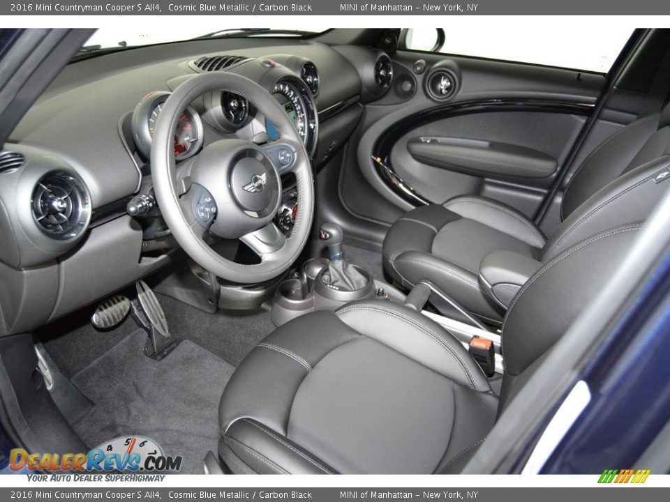 2016 Mini Countryman Cooper S All4 Cosmic Blue Metallic / Carbon Black Photo #8