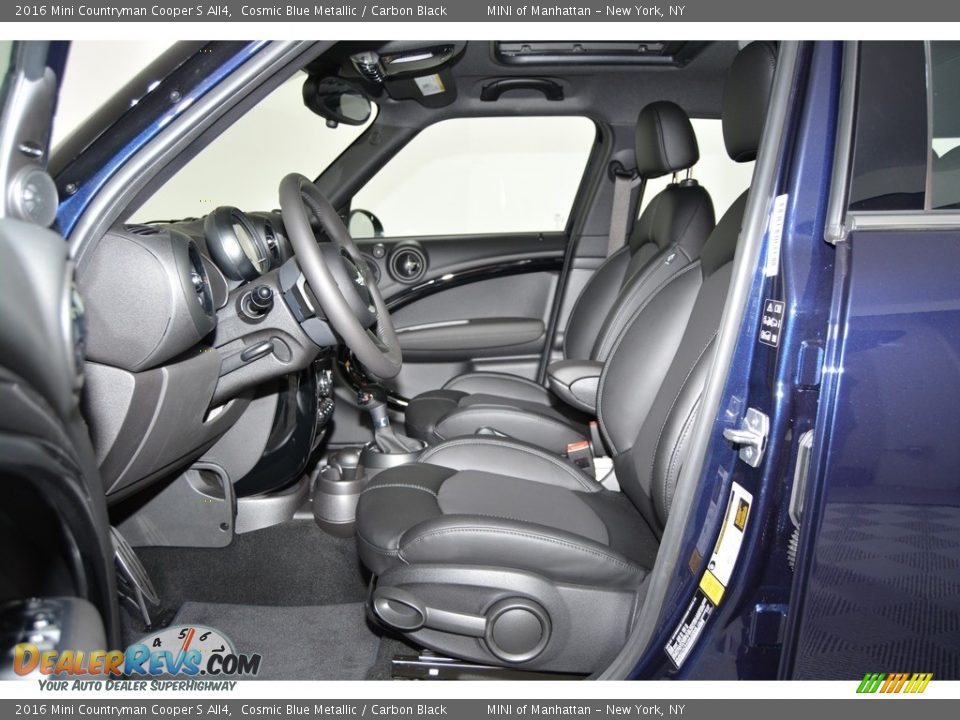 2016 Mini Countryman Cooper S All4 Cosmic Blue Metallic / Carbon Black Photo #9