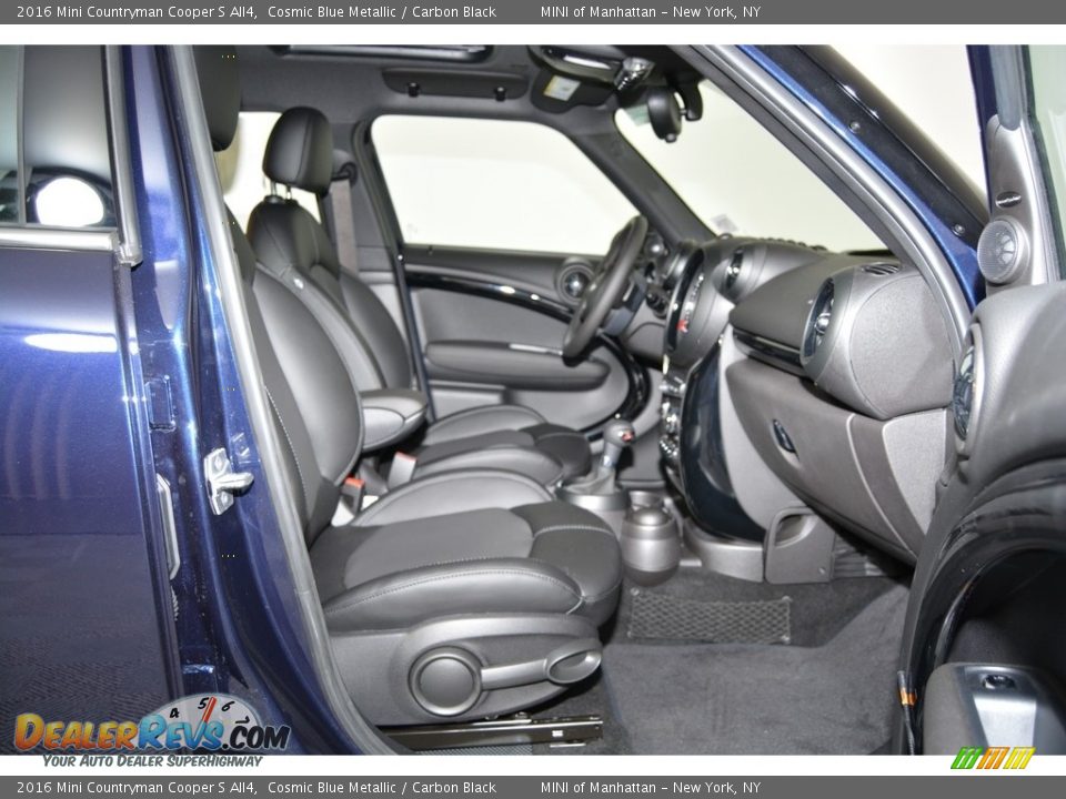 2016 Mini Countryman Cooper S All4 Cosmic Blue Metallic / Carbon Black Photo #11