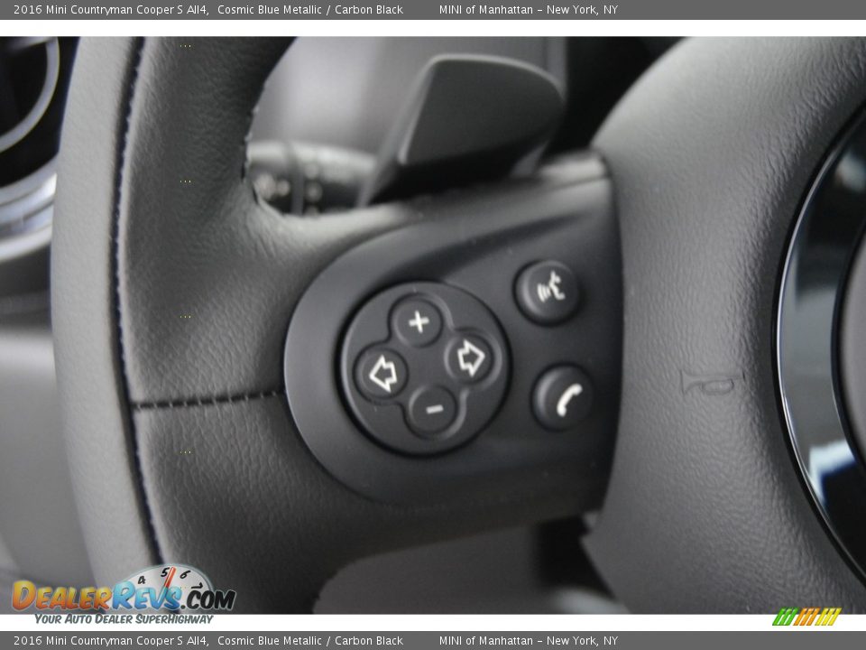 2016 Mini Countryman Cooper S All4 Cosmic Blue Metallic / Carbon Black Photo #18