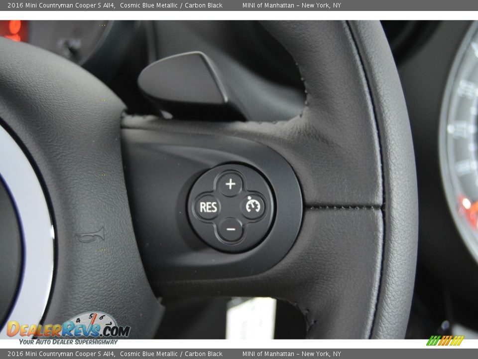 2016 Mini Countryman Cooper S All4 Cosmic Blue Metallic / Carbon Black Photo #19